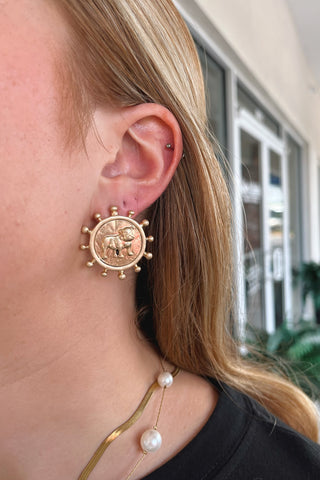 UGA Coin Studs - Boutique EllaPar