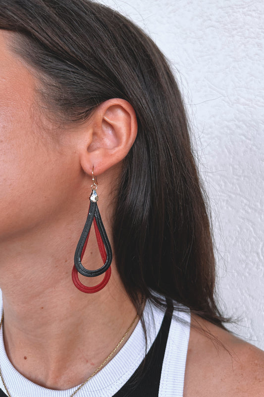 Snake Gameday Earrings
