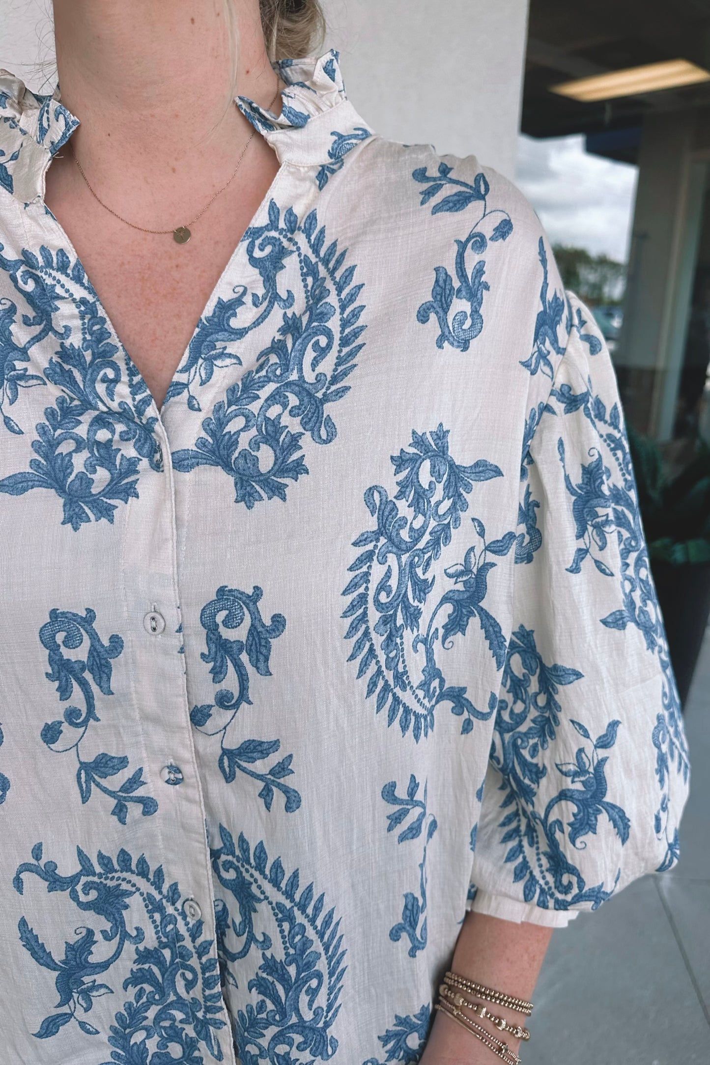 Lucy Button-Down Blouse