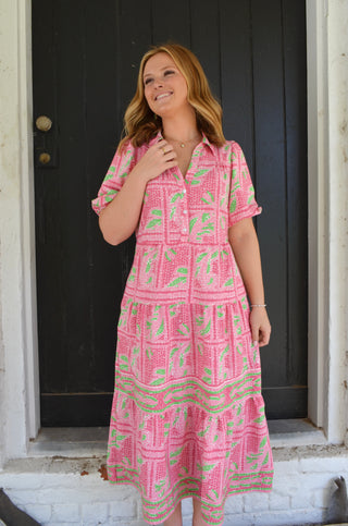 Eloise Trellis Dress - Boutique EllaPar