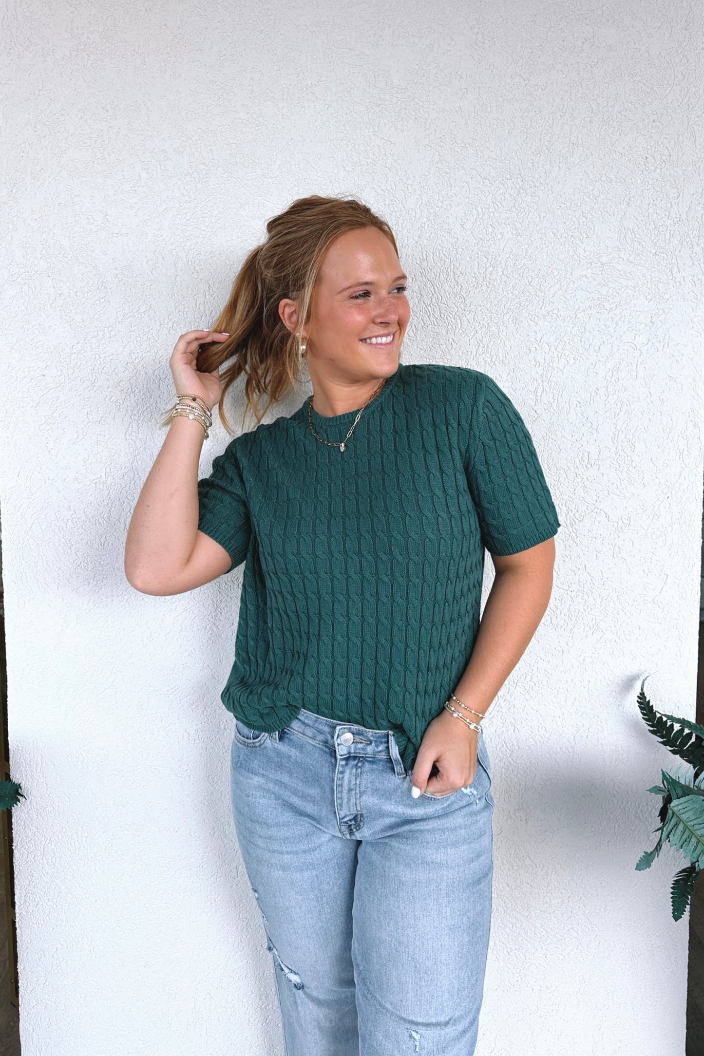 Chelsea Cable Knit Top