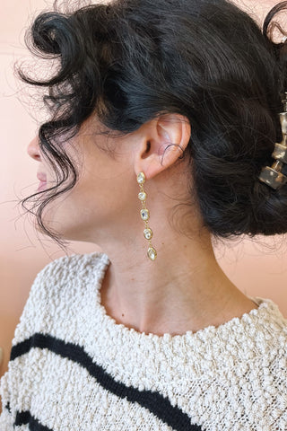 Andrea Dangle Earrings - Boutique EllaPar