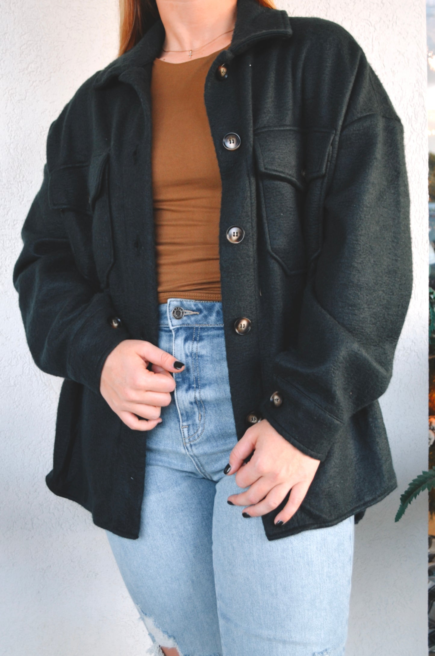 Cozy Button Down Jacket