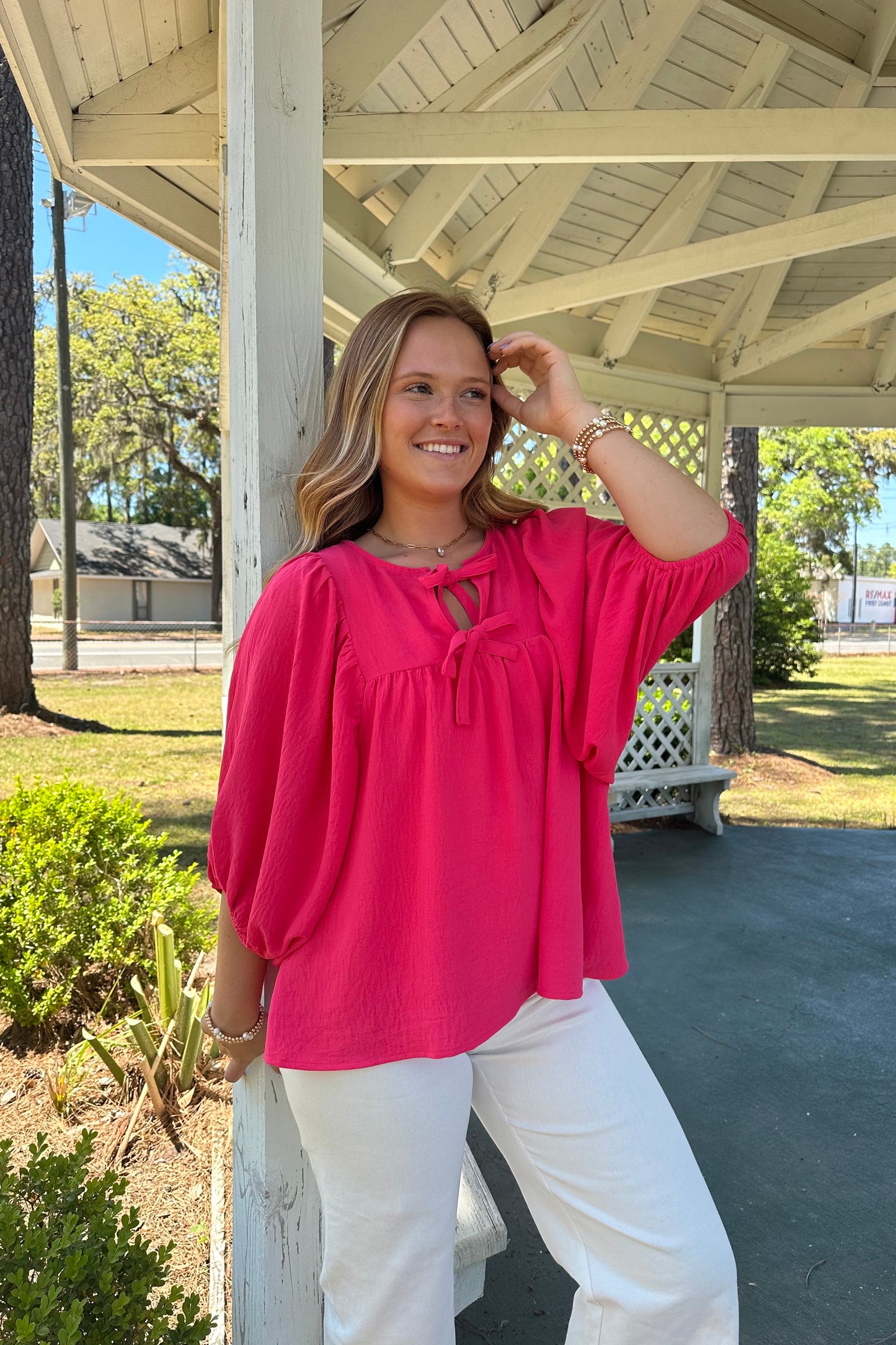 Bambi Bow Blouse