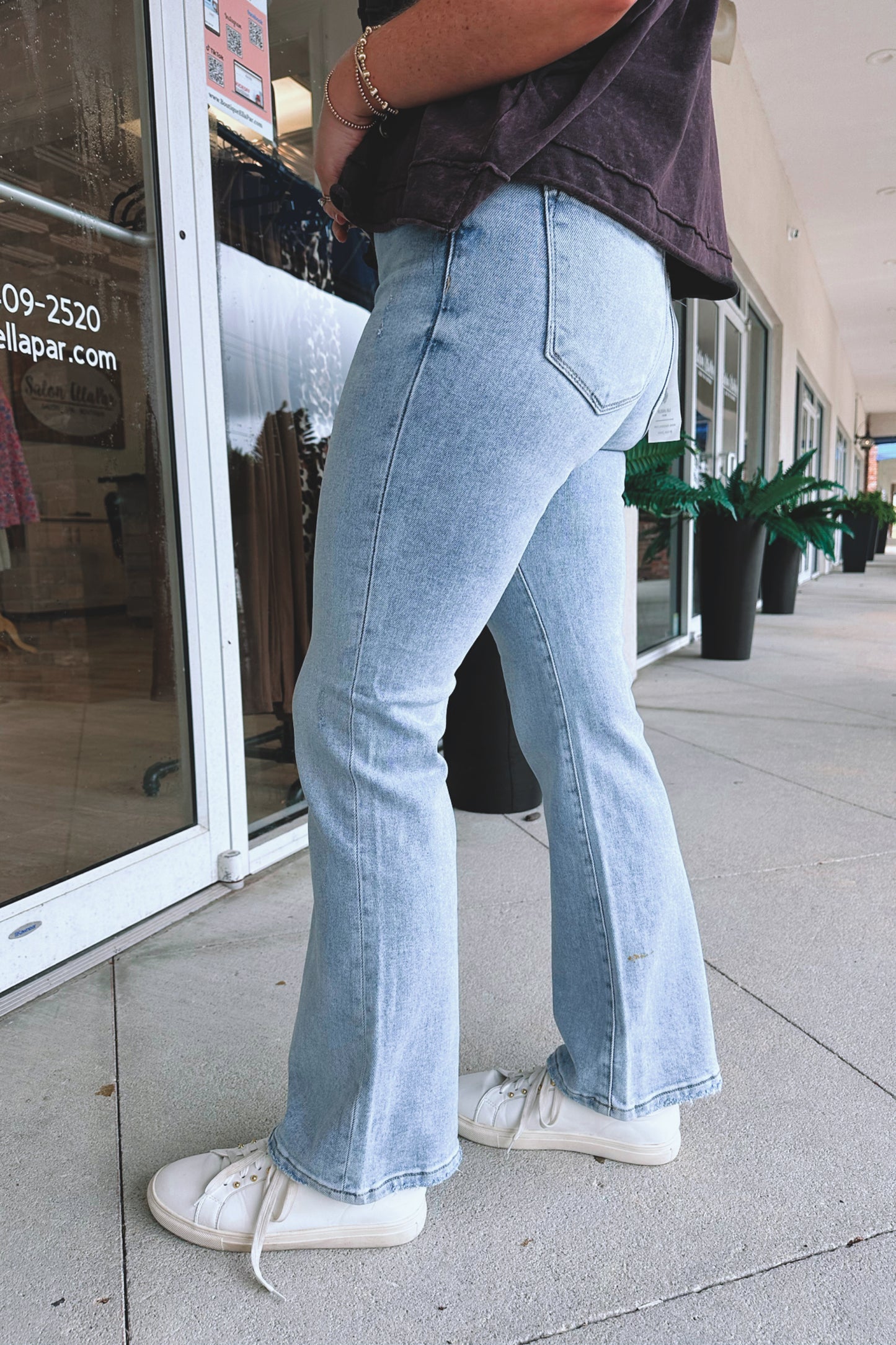 Anna Ankle Flare Jean