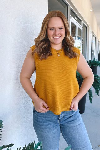 Karlee Open-Back Sweater Top