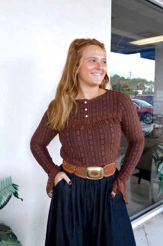 Ingrid Lace Top - Boutique EllaPar