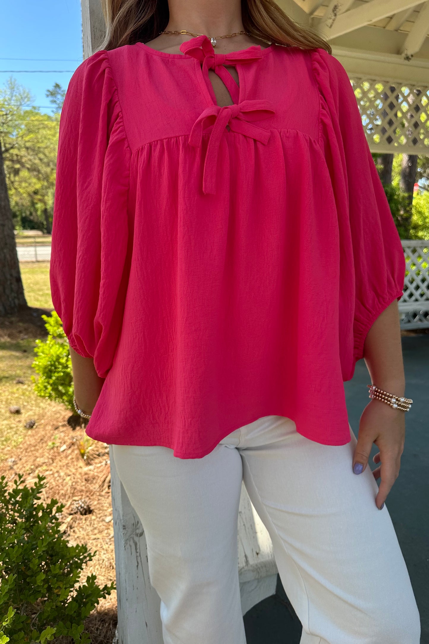 Bambi Bow Blouse