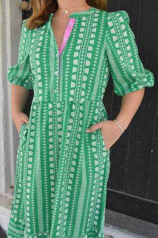 Riley Heritage Stitch Dress - Boutique EllaPar