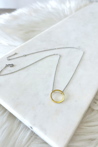 Two Tone Necklace - Boutique EllaPar