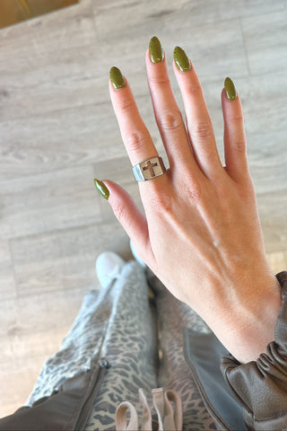 SS Cross Ring