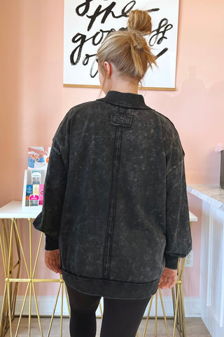 Charming Mock Neck Sweatshirt