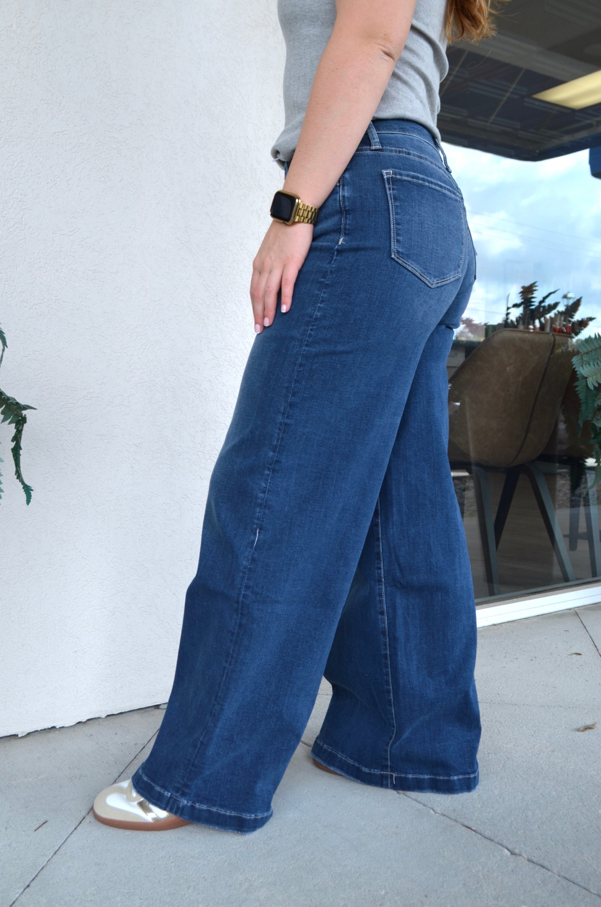 Jesse Mid-Rise Palazzo - Boutique EllaPar