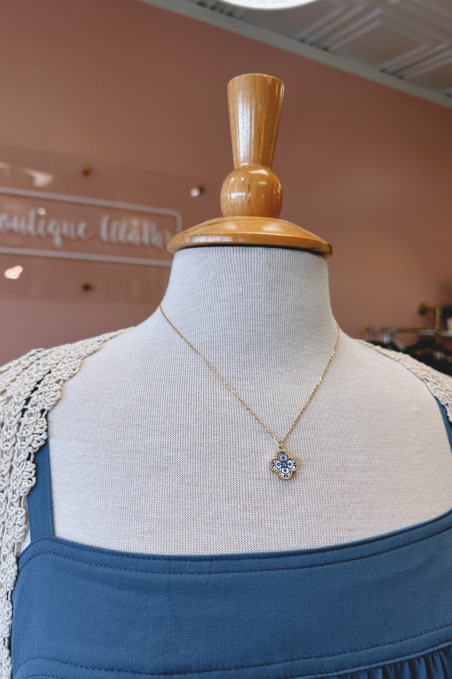 Santorini Charm Necklace