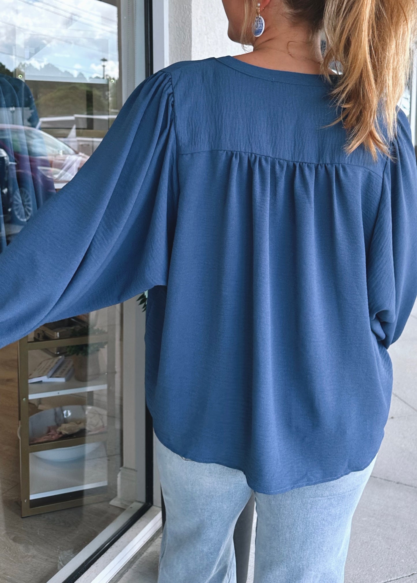 Eloise Button-Up Blouse