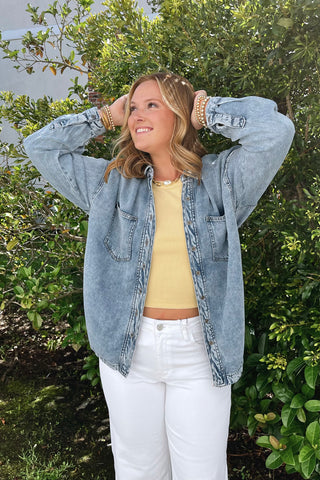 Chessa Chambray Top