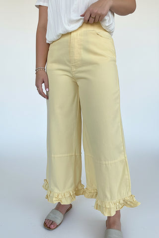 Abby Ruffle Pants - Boutique EllaPar