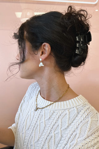 Cowgirl Pave Earrings - Boutique EllaPar