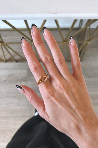 GD Crystal Ring - Boutique EllaPar