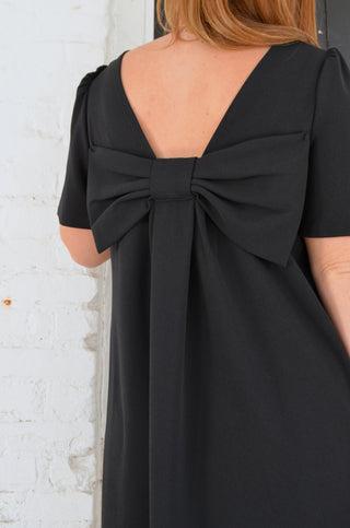 Bow Back Mini Dress - Boutique EllaPar