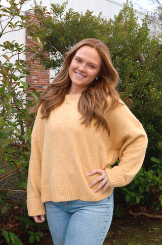 Marigold Tie-Back Sweater - Boutique EllaPar
