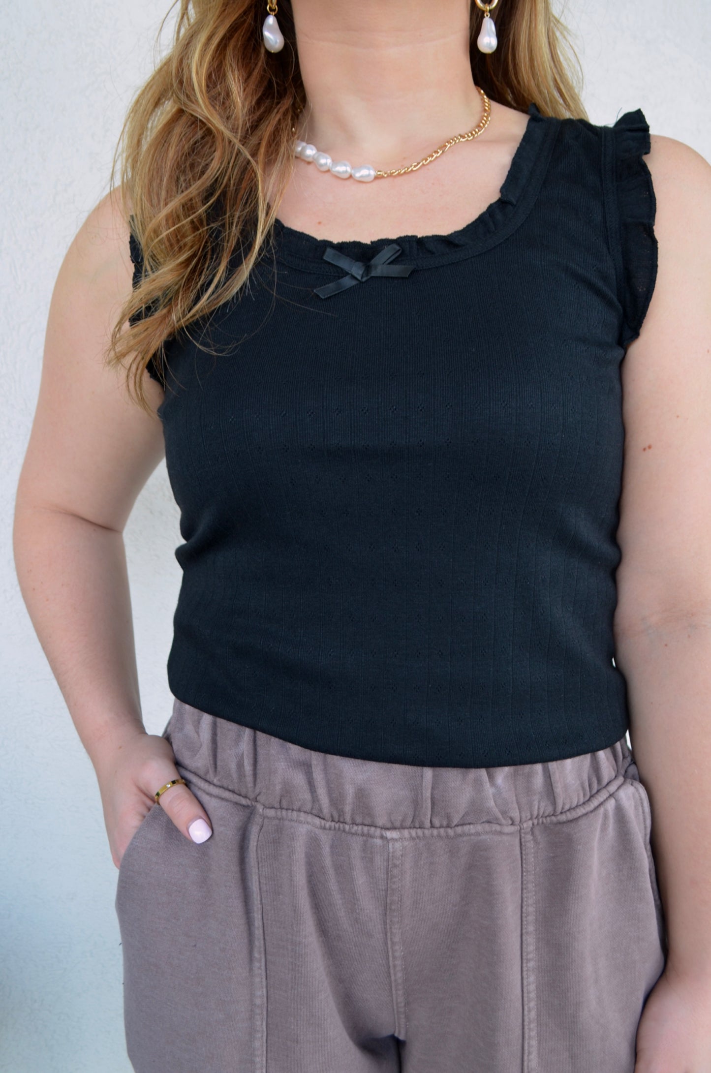 Darling Ruffle Tank - Boutique EllaPar