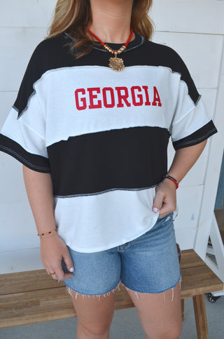 Georgia Varsity Top - Boutique EllaPar