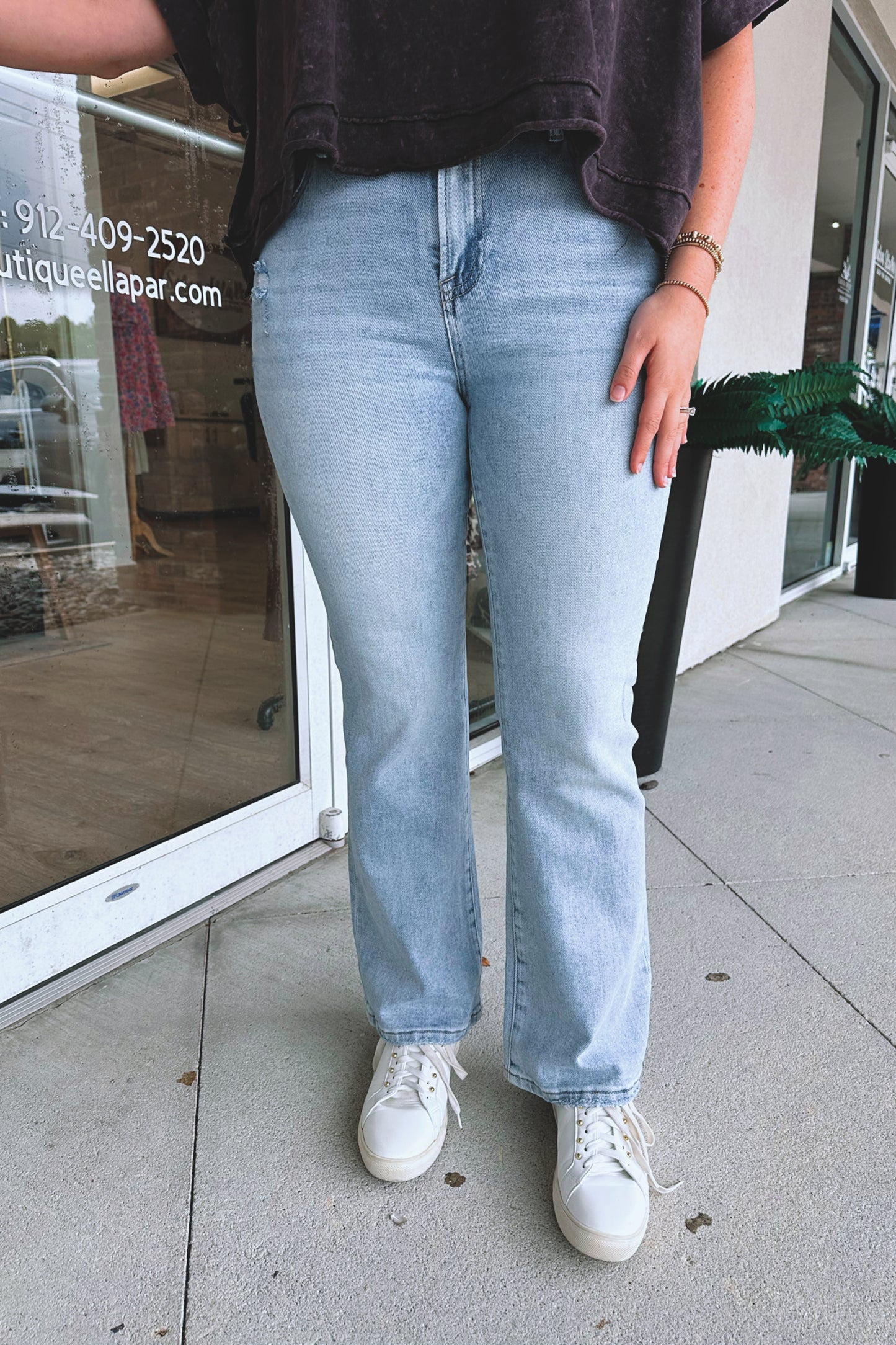 Anna Ankle Flare Jean