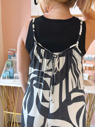 Lindsey Abstract Jumpsuit - Boutique EllaPar