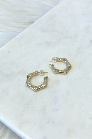 GD Bamboo Hoops - Boutique EllaPar