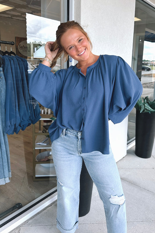 Eloise Button-Up Blouse