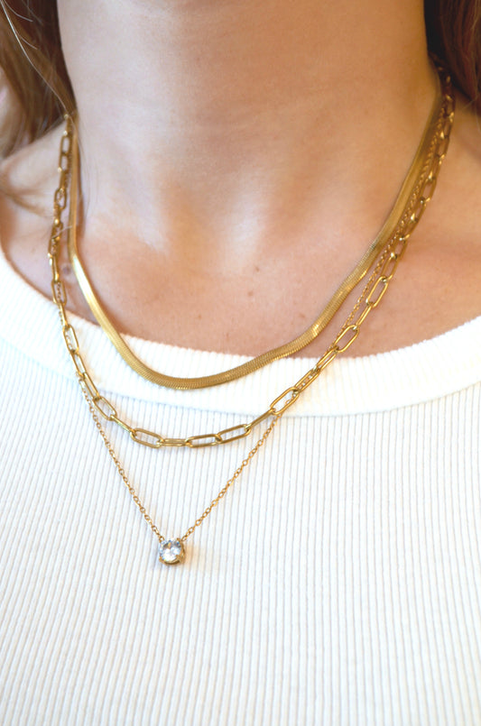 Kona Layered Necklace - Boutique EllaPar
