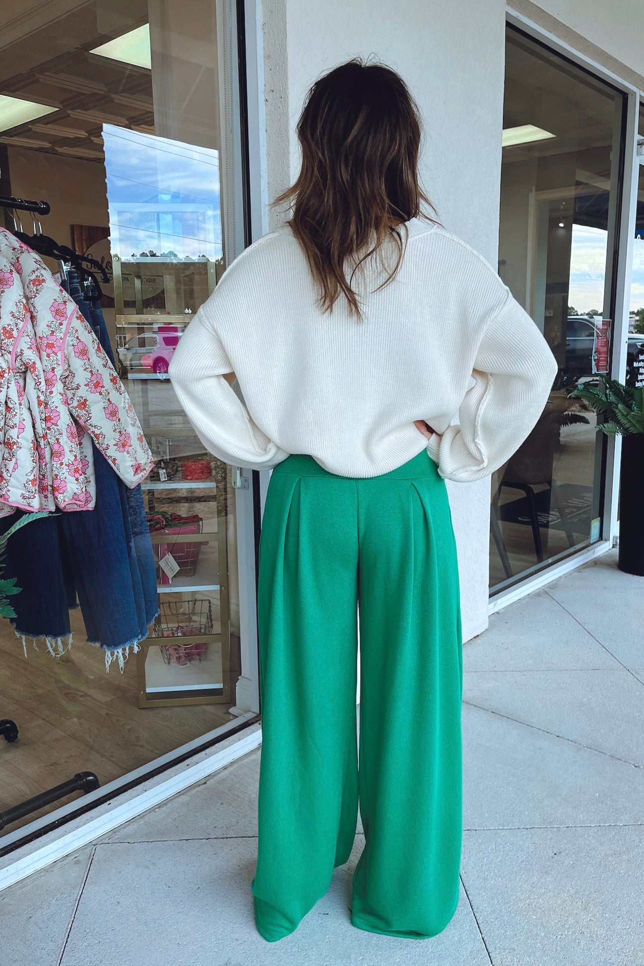 Pria Pleated Pants