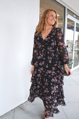 Thea Tiered Maxi Dress - Boutique EllaPar