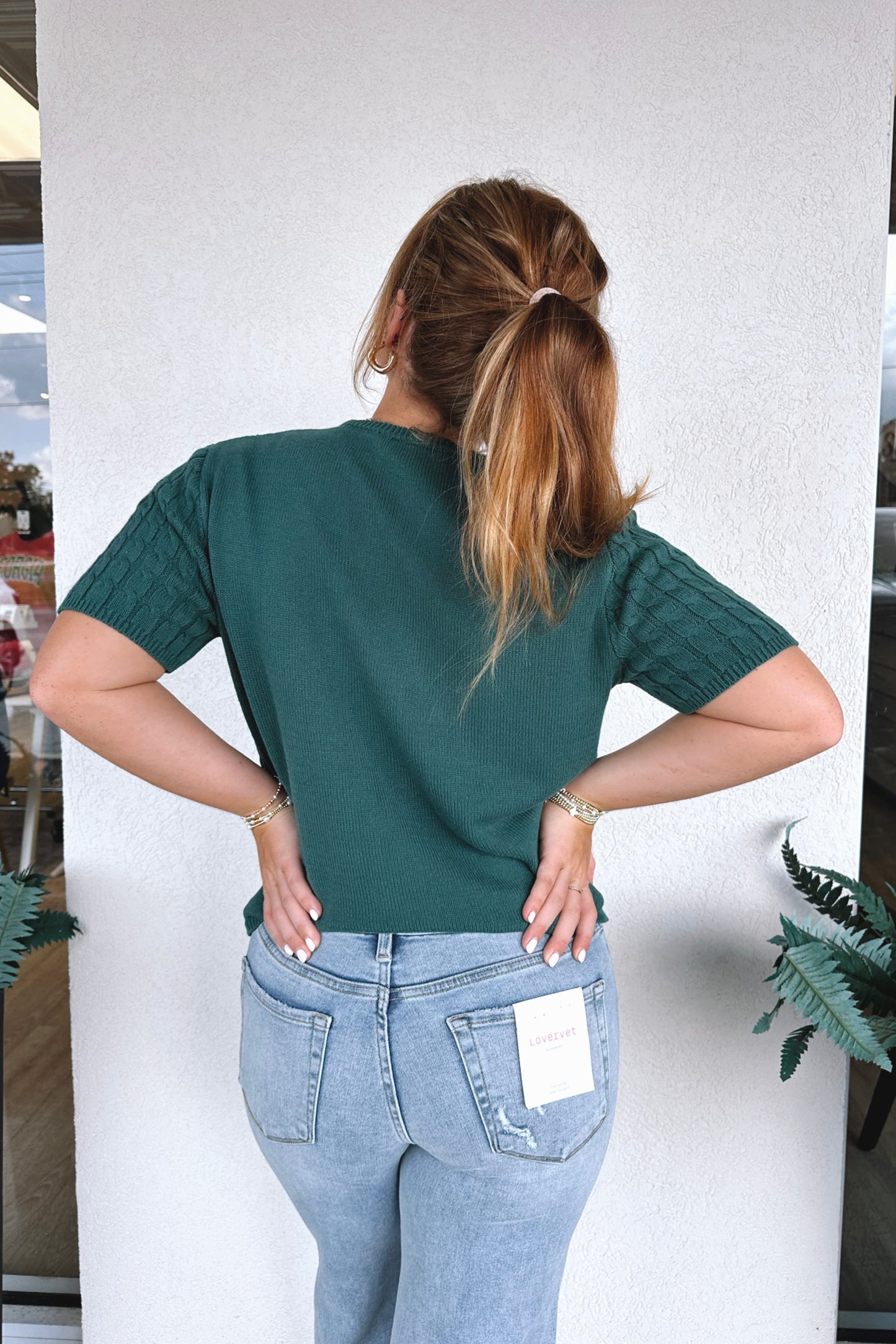 Chelsea Cable Knit Top
