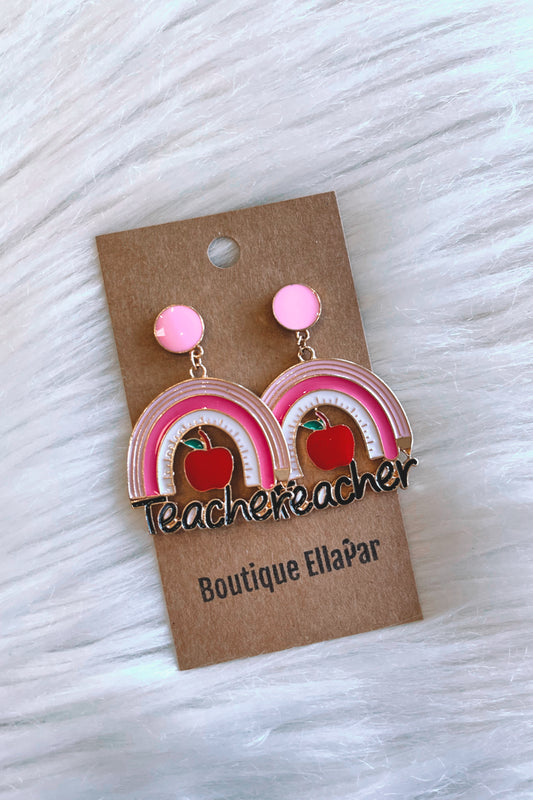 Teacher Rainbow Earrings