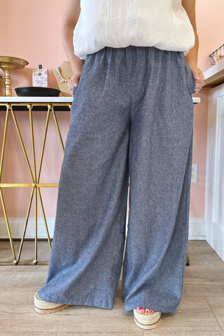 Tabitha Pinstripe Pants - Boutique EllaPar