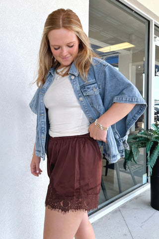 Daliah Denim Poncho