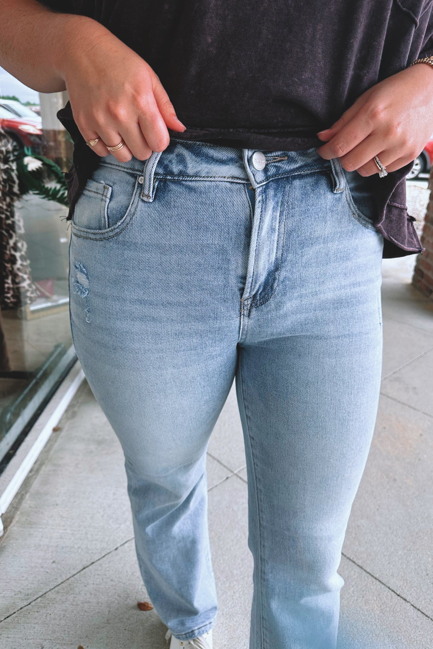 Anna Ankle Flare Jean