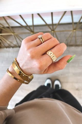 GD Chain Ring - Boutique EllaPar