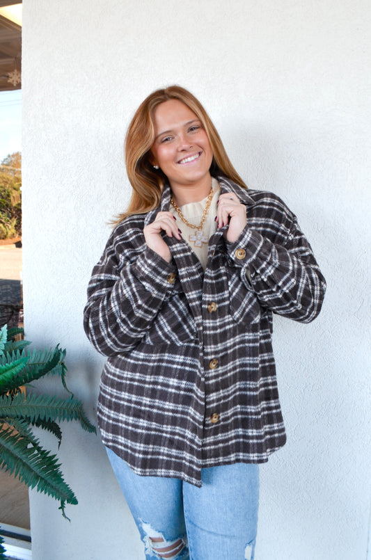 Cafe Collared Shacket