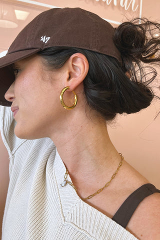 14K Loren Hoops - Boutique EllaPar