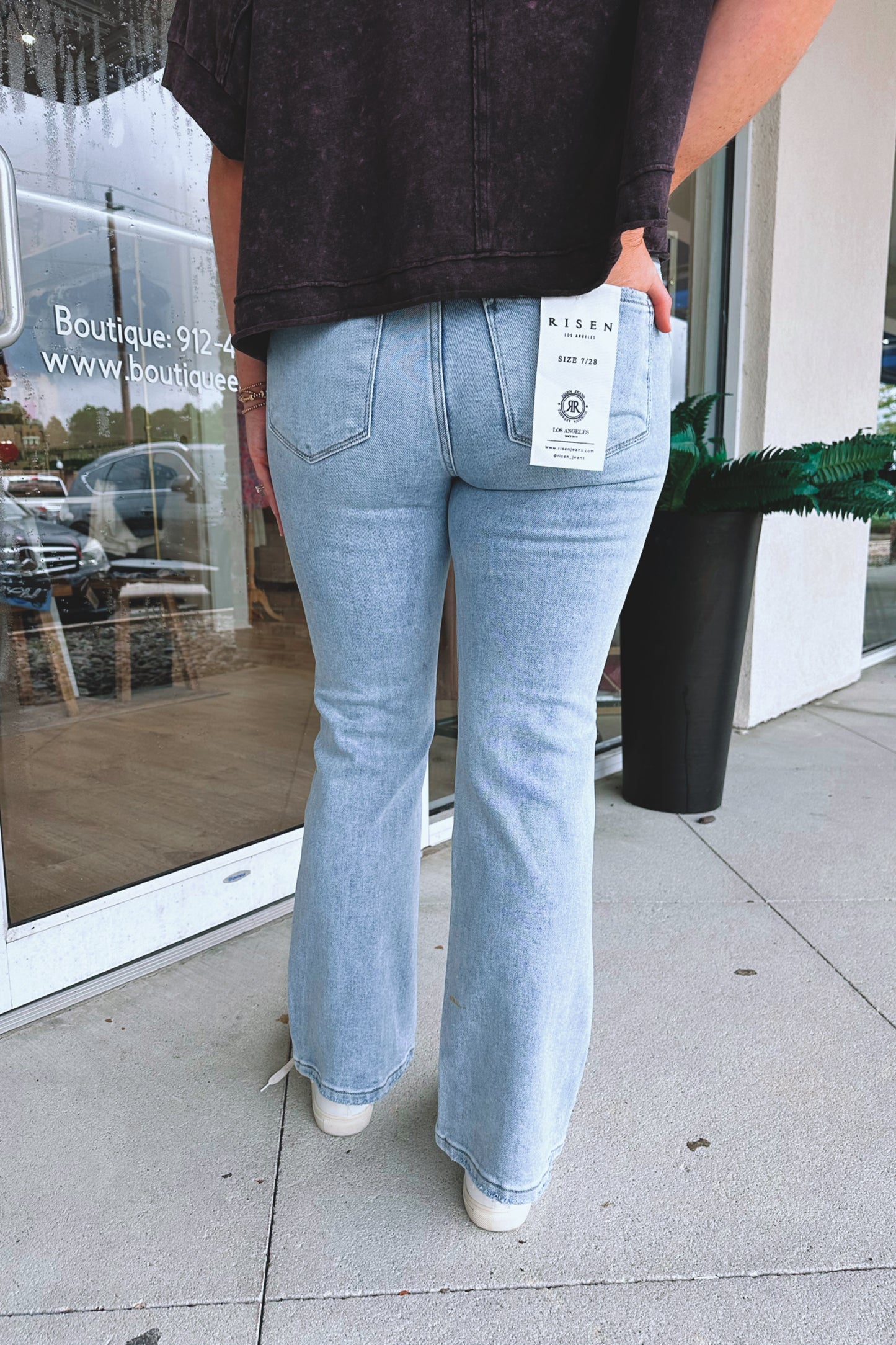Anna Ankle Flare Jean