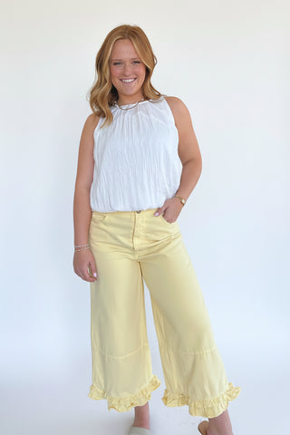 Abby Ruffle Pants - Boutique EllaPar