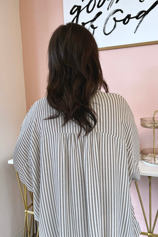 Saylor Striped Button-Up