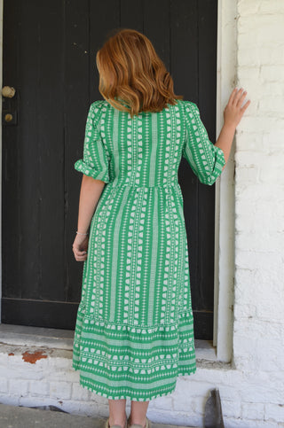 Riley Heritage Stitch Dress - Boutique EllaPar