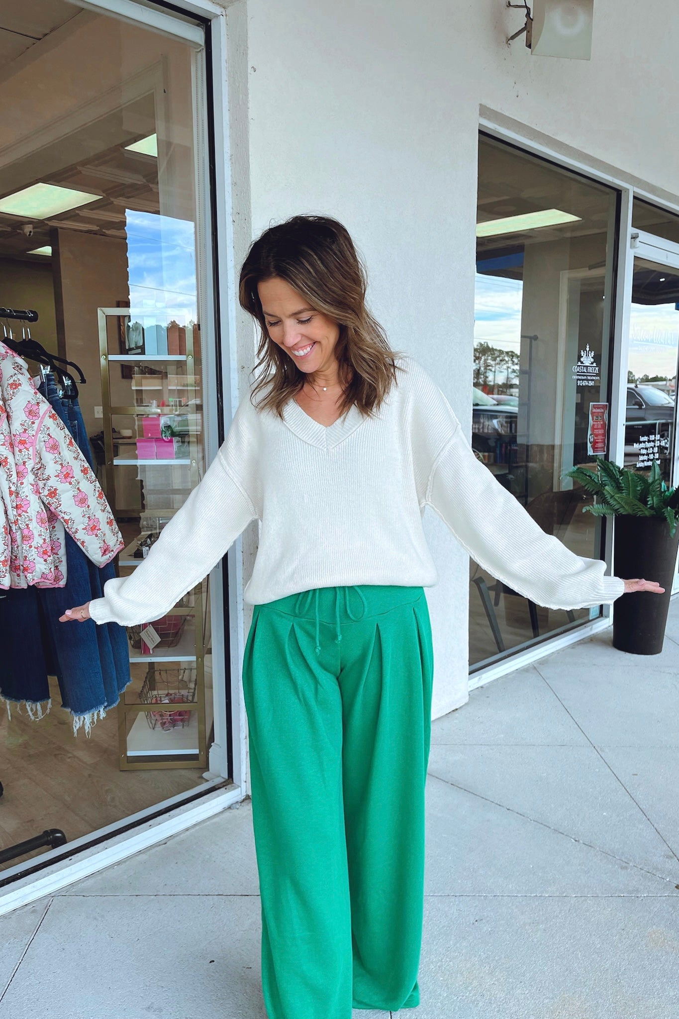 Pria Pleated Pants