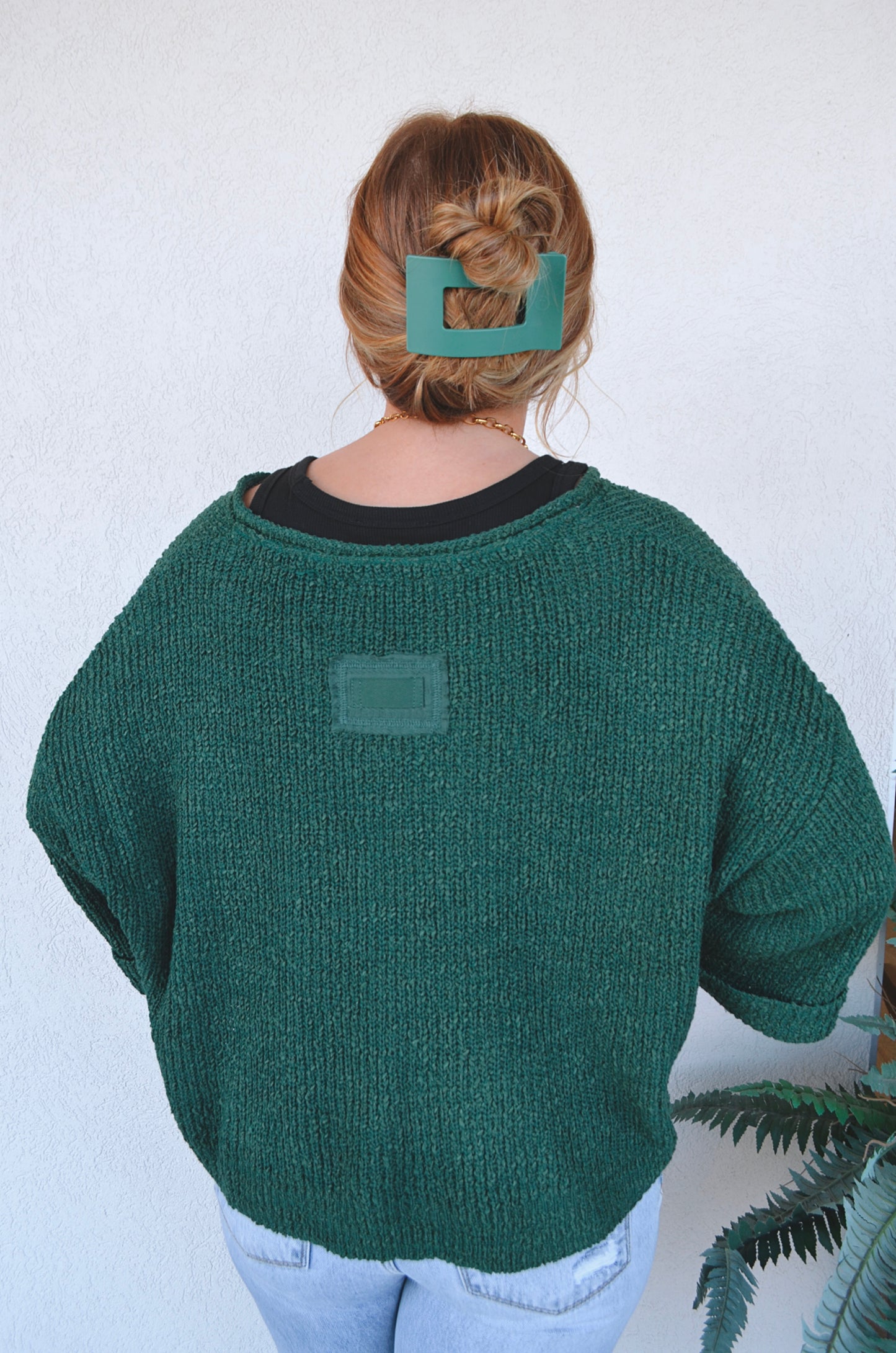 Landon Split-Neck Sweater