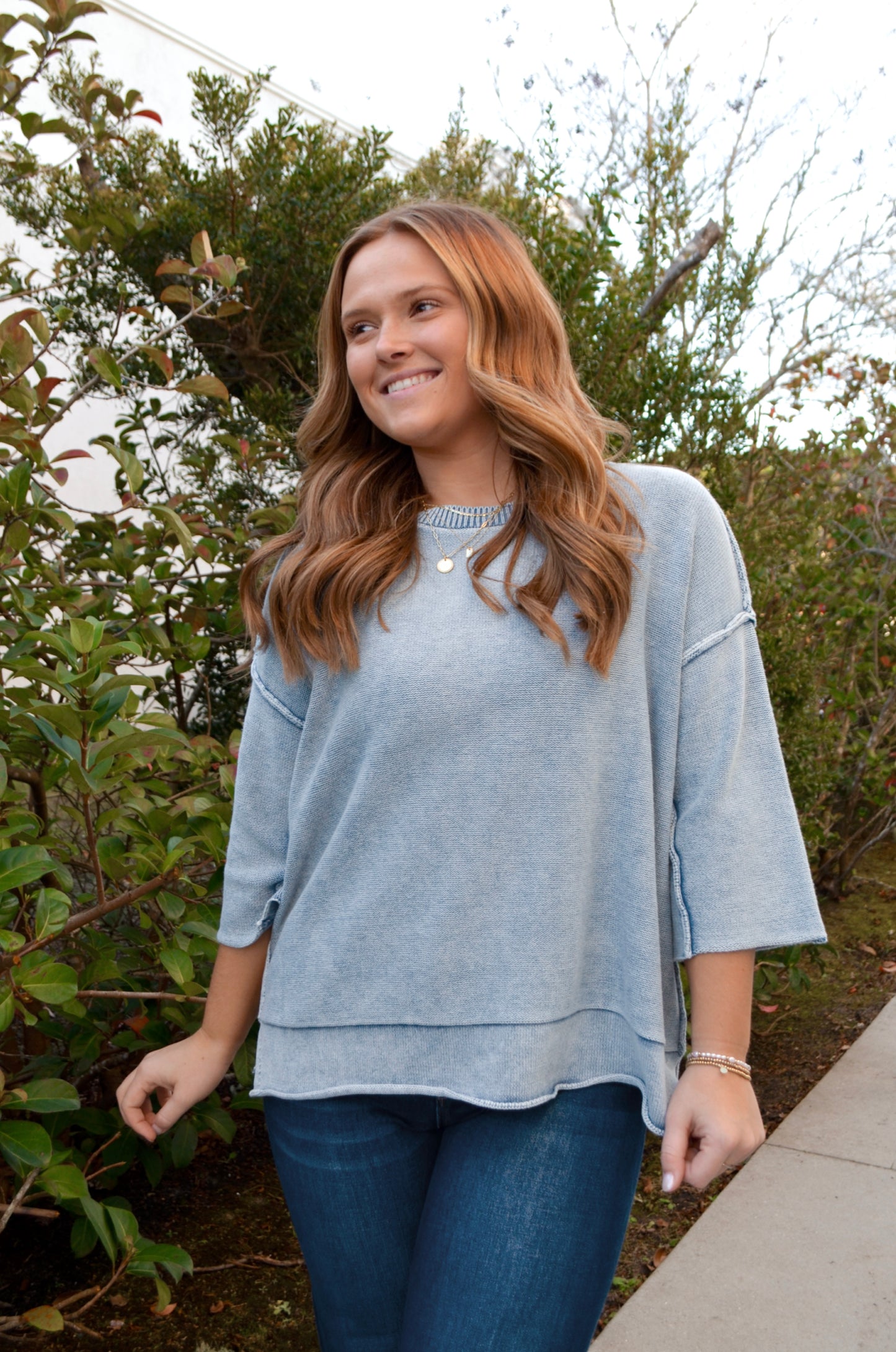 Saidee 3/4 Sleeve Sweater