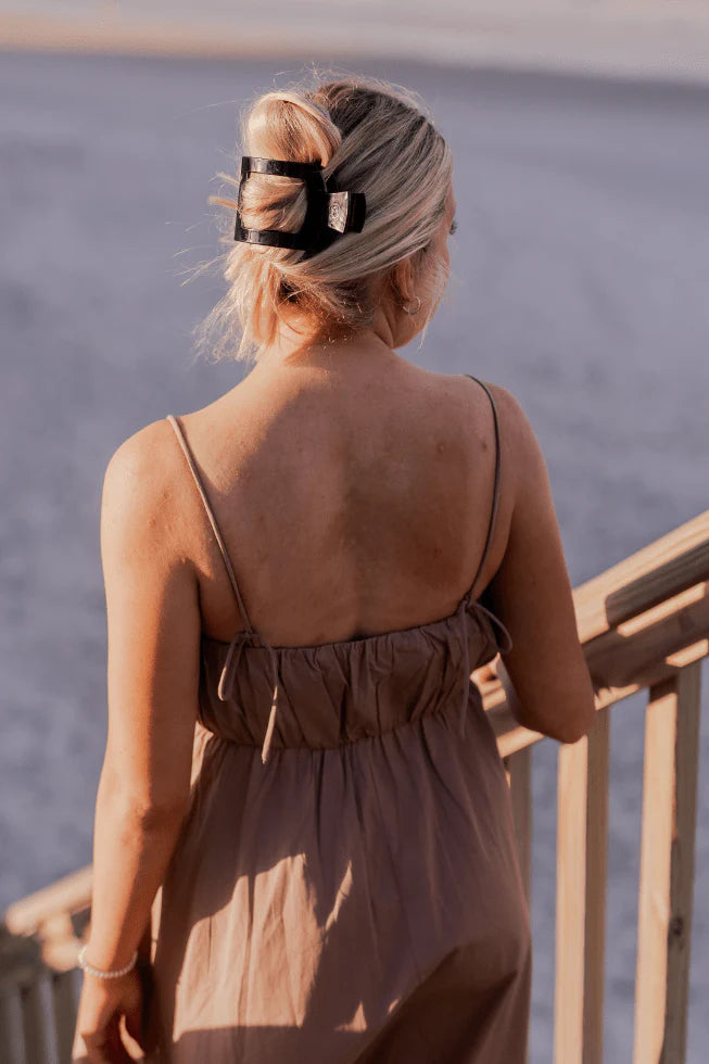 Square Teletie Flat Clip